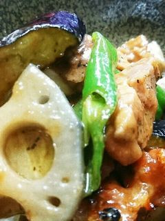 簡単鶏もも肉と野菜の味噌炒め-レシピのメイン写真