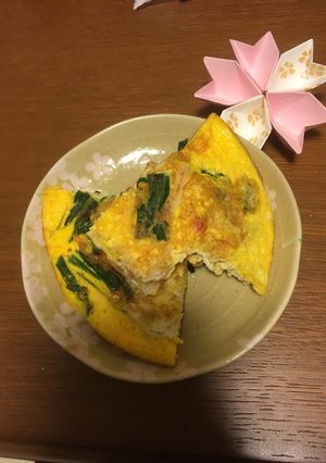 ニラの消費に！ニラかに玉-レシピのメイン写真
