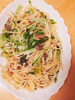 ぶり大根リメイクパスタ あら煮でも♡-レシピのメイン写真