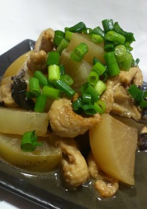 コラーゲンげっちゅ鳥皮大根-レシピのメイン写真