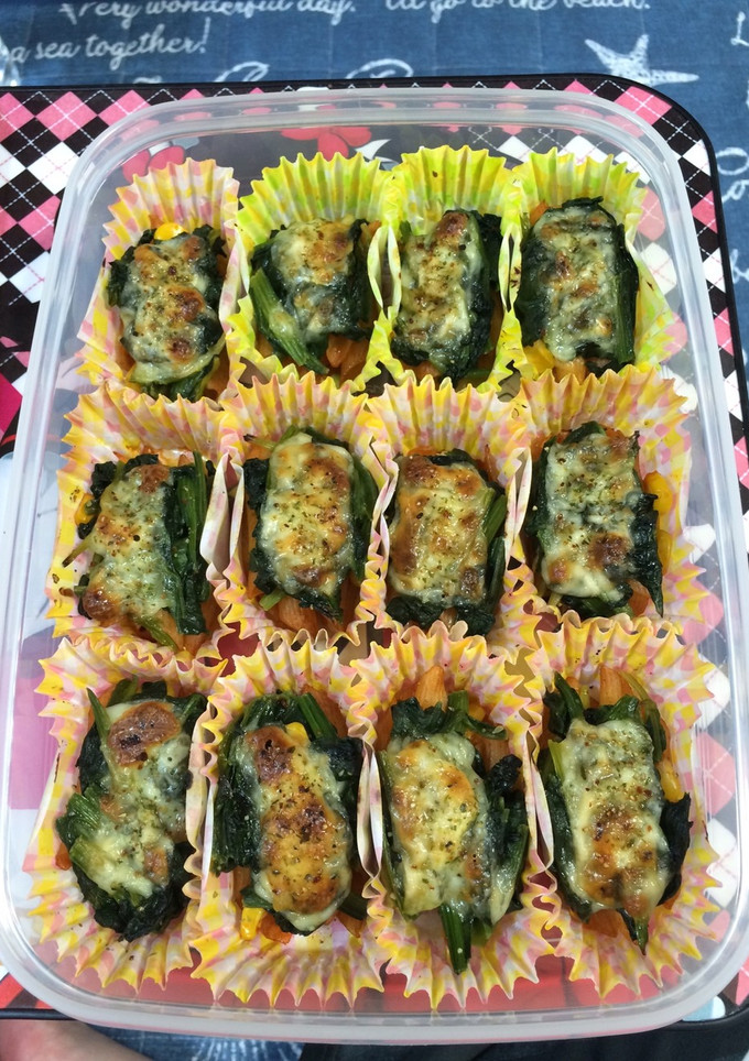 ほうれん草チーズ焼き☆冷凍ok弁当作り置-レシピのメイン写真