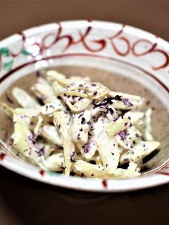 東京うどと鶏ささみのゆかりマヨネーズ和え-レシピのメイン写真