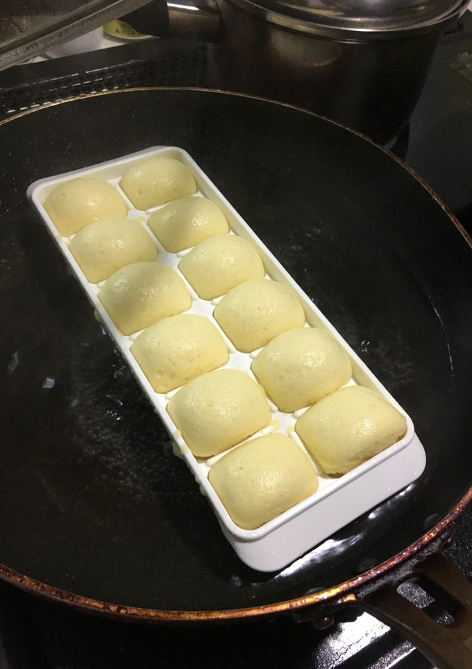 離乳食 蒸しパン 製氷皿利用-レシピのメイン写真