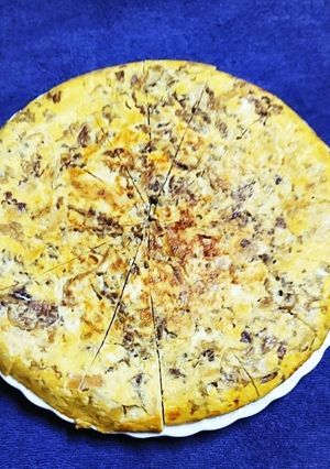 牛丼の残りでキッシュ-レシピのメイン写真