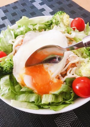 禁断のランチ…⭐ベビースターでサラダ丼⭐-レシピのメイン写真