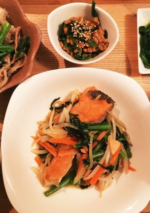 シャケ南蛮定食-レシピのメイン写真