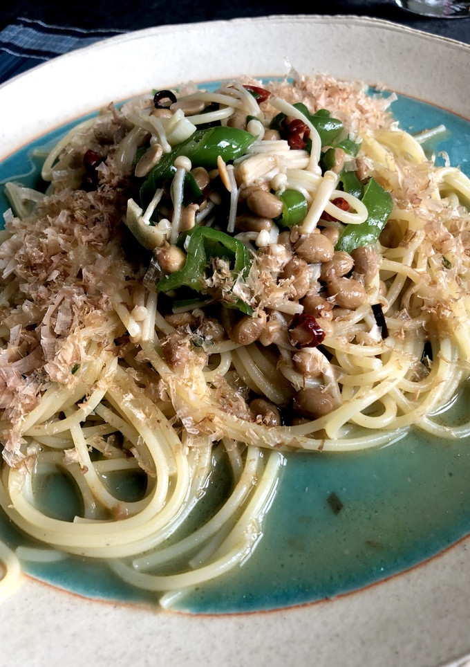 コクが絡む♫納豆和風パスタ-レシピのメイン写真