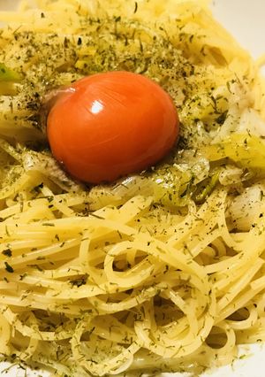 和風☆長ネギのしょう油バターパスタ-レシピのメイン写真