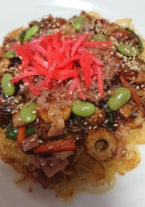 あんかけかた焼きそば❤️❤️❤️-レシピのメイン写真