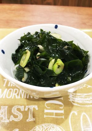 さっぱり！わかめとネギの和え物-レシピのメイン写真