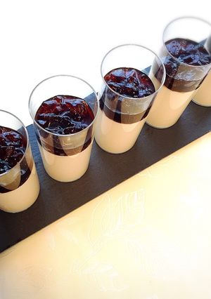 クラッシュ珈琲ゼリーのせブランマンジェ-レシピのメイン写真