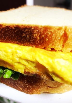 ふわっふわ卵焼きサンド♪お弁当にも-レシピのメイン写真