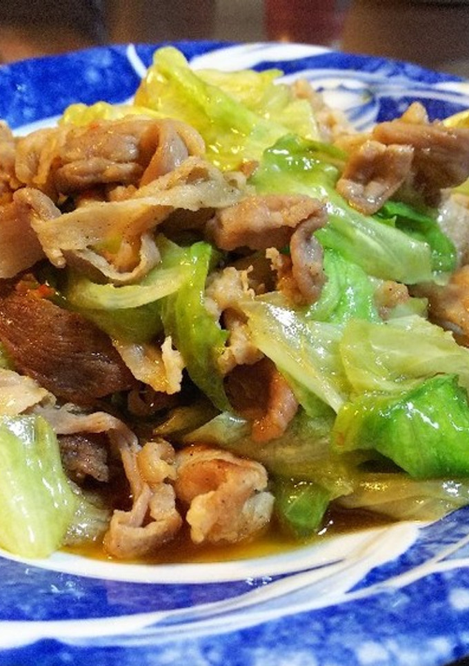 豚肉とレタスのオイスター炒め-レシピのメイン写真
