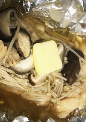 白身魚とキノコの味噌漬けホイル焼き-レシピのメイン写真