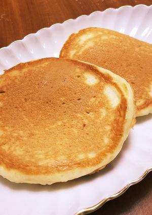 1歳ごはん☆しっとりふわふわパンケーキ-レシピのメイン写真