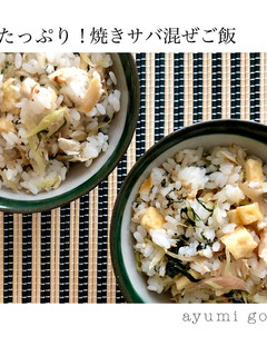 薬味たっぷり!焼きサバ混ぜご飯♪-レシピのメイン写真