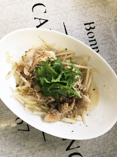 チンするだけ!鶏肉のもやし蒸し♪-レシピのメイン写真