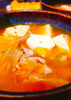 煮込むだけ簡単！本格ピリ辛☆キムチスープ-レシピのメイン写真