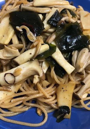 レモンで爽やか！和風きのこパスタ-レシピのメイン写真