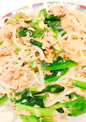ほうれん草とツナ★こんにゃくパスタ♡-レシピのメイン写真