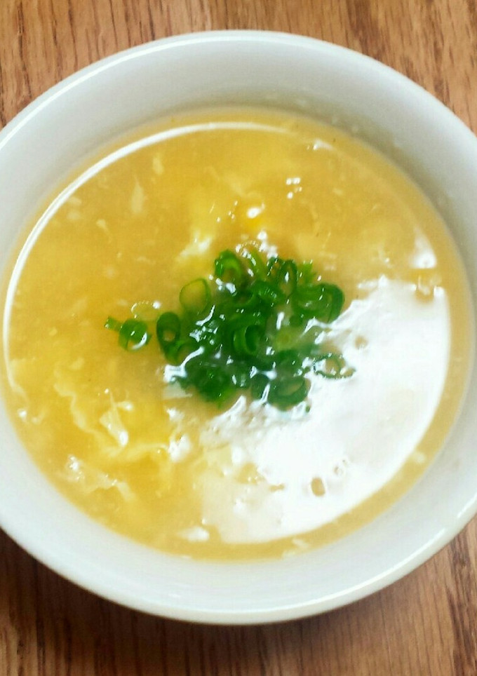 簡単！ふわふわ卵の中華風コーンスープ-レシピのメイン写真