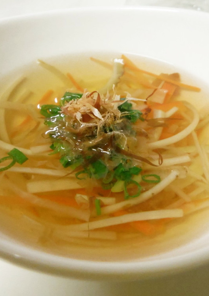 ごぼうたっぷり♪梅風味の沢煮椀-レシピのメイン写真