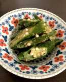 レンジで簡単！作り置き☆オクラとすりゴマ