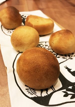 もっちもちの米粉パン♪食事にぴったり-レシピのメイン写真