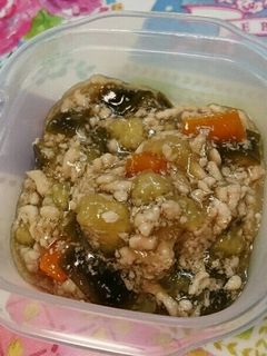 お子様&離乳食に♪なすのそぼろあん煮☆-レシピのメイン写真
