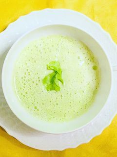 塩酒粕と豆乳で♪ふわふわレタスポタージュ-レシピのメイン写真