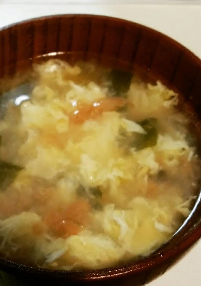わかめと梅を合わせた、春の中華スープ-レシピのメイン写真