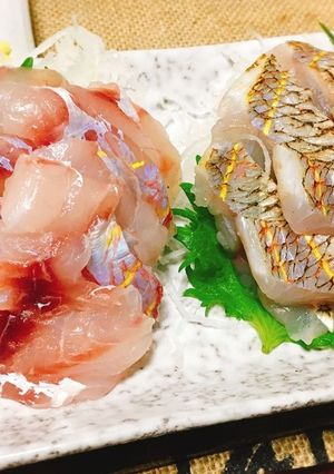 イトヨリダイのお造り&焼き霜造り-レシピのメイン写真