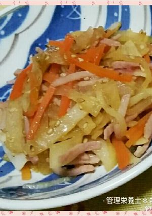 大根のきんぴら-レシピのメイン写真