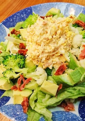 卵ツナの簡単温野菜サラダ-レシピのメイン写真