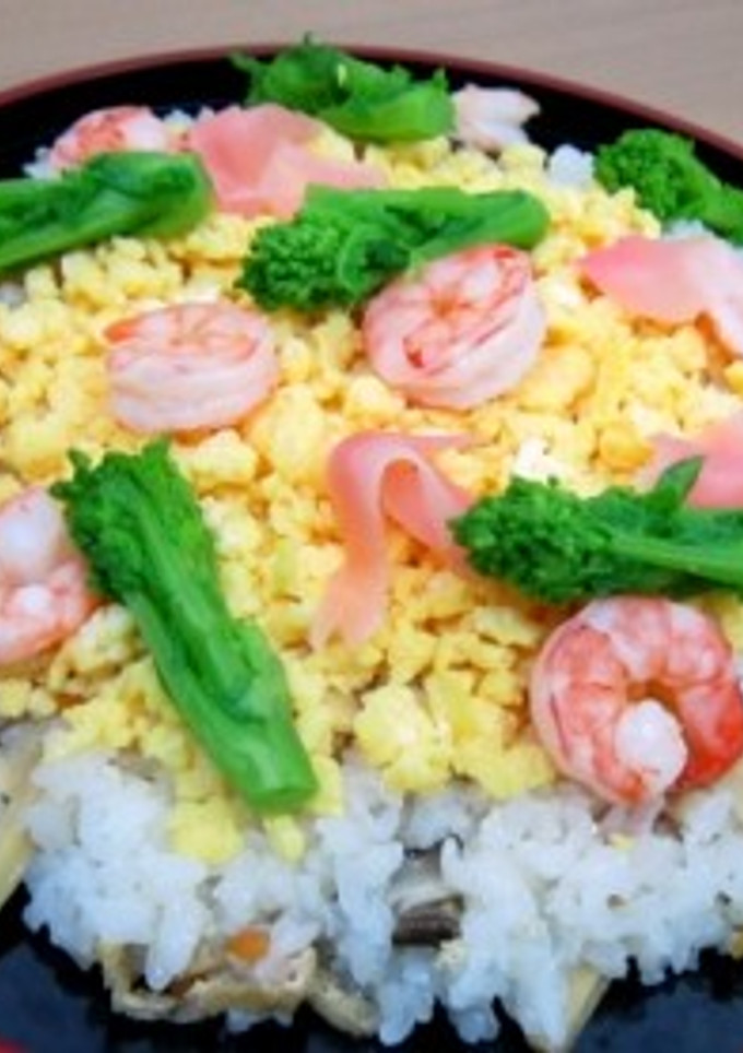 菜の花ちらし-レシピのメイン写真