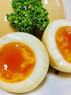 簡単・半熟ゆで卵・半熟煮卵-レシピのメイン写真