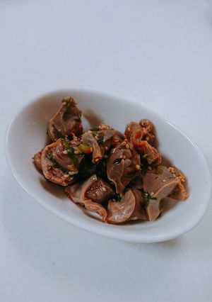 さっぱり作り置き砂ずりの中華風コリコリ-レシピのメイン写真