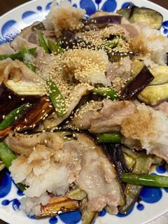 茄子と豚バラ肉の重ね蒸し-レシピのメイン写真