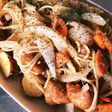 リヨネーズソテー(弥彦村の給食メニュー)