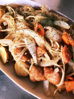 リヨネーズソテー(弥彦村の給食メニュー)-レシピのメイン写真