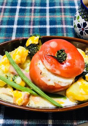 トマト丸ごとドリア-レシピのメイン写真