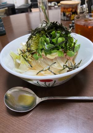 ボリュームたっぷりのとうふサラダ-レシピのメイン写真