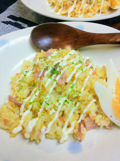 アレンジ カレー味炒飯-レシピのメイン写真