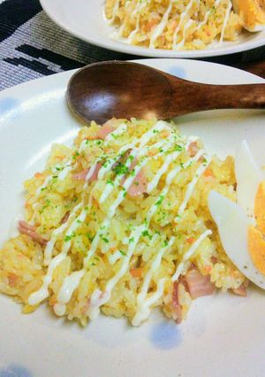 アレンジ カレー味炒飯-レシピのメイン写真