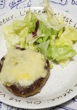 ハンバーグおんチーズ-レシピのメイン写真