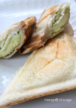 アボカドとクリームチーズのホットサンド-レシピのメイン写真