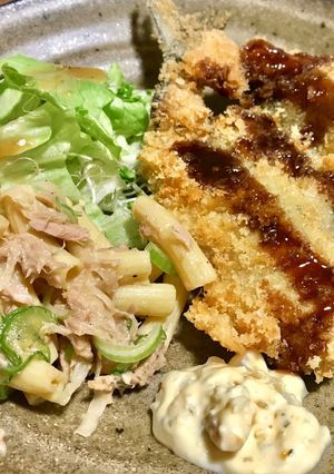 衣が絶品！梅しそチーズ鯵フライ-レシピのメイン写真