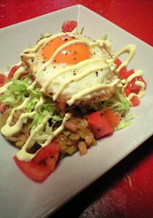 タコライス風カレーリゾット-レシピのメイン写真