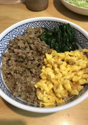 おかわりしちゃう、三色丼-レシピのメイン写真