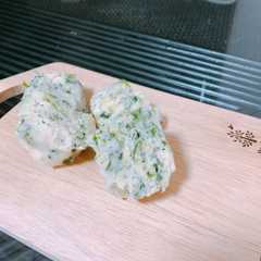 รูปของ 【離乳食】ほうれん草のおかず蒸しパン